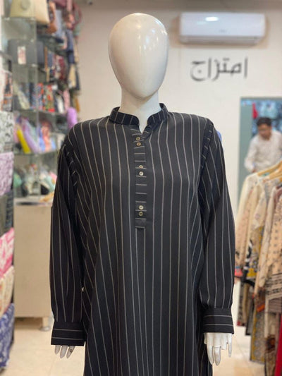 Black white lining 2 pc western